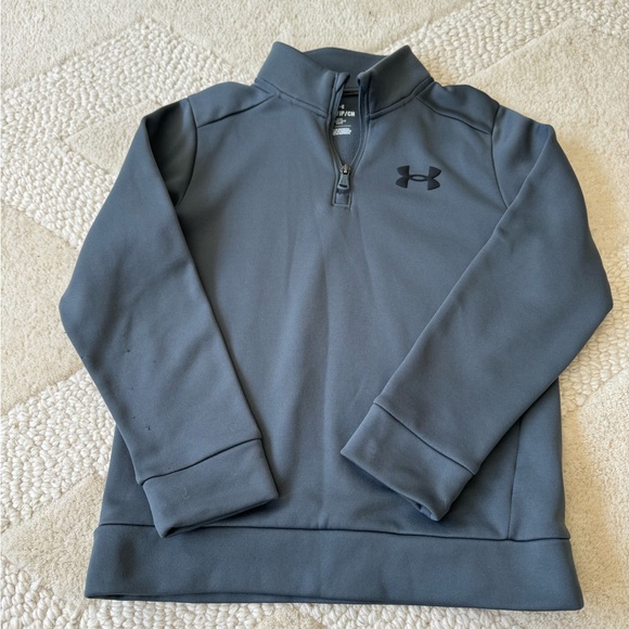 Kids Under Armour 1/4 zip fleece. Very good condition. Youth Small. - Picture 1 of 5